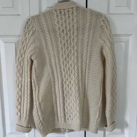 Parkhurst cream wool cardigan. - Picture 3 of 3